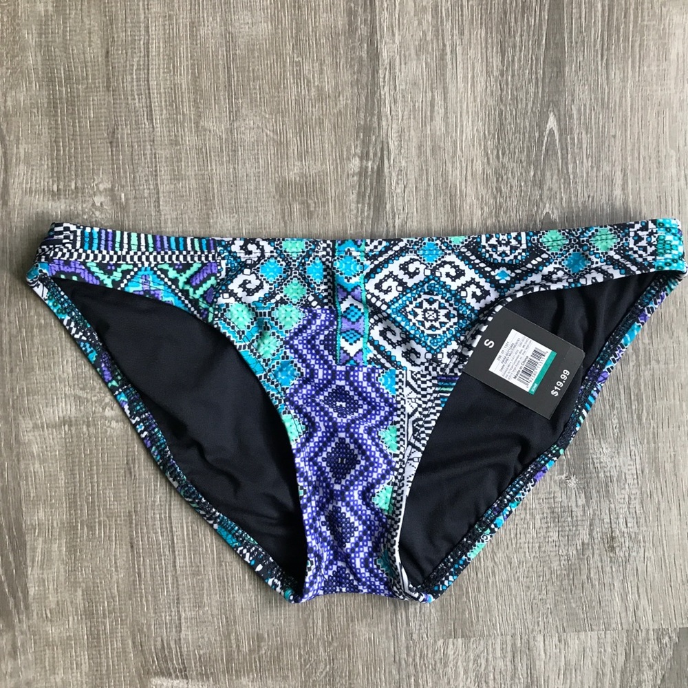NWT Mossimo print bikini bottoms - size small